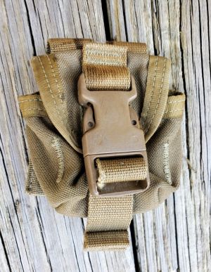USED USMC-M67 Frag Grenade Pouch Coyote **Call 910-347-3520 for pricing and availability**